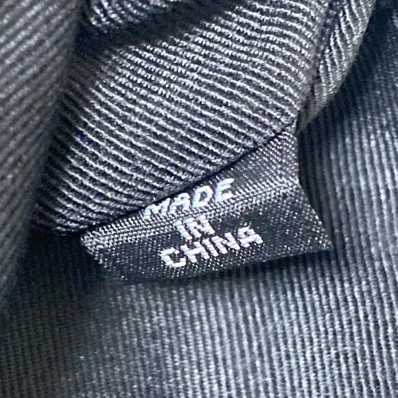 COACH Mini Signature - Black White Jacquard Leather Pouch - Picture 5 of 7